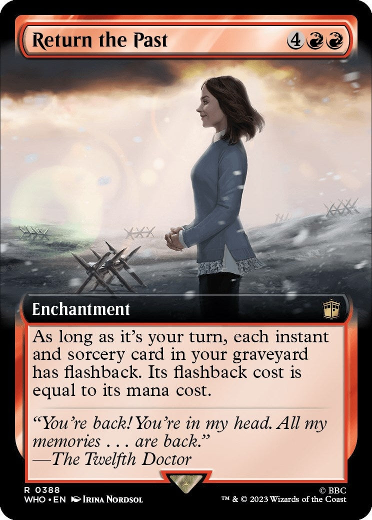 Return the Past (Extended Art) (388) [WHO] - MTG Single