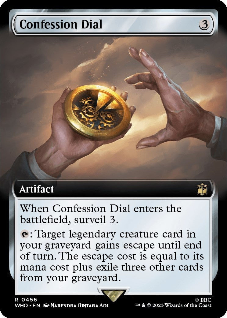Confession Dial (Extended Art) (456) [WHO] - MTG Single