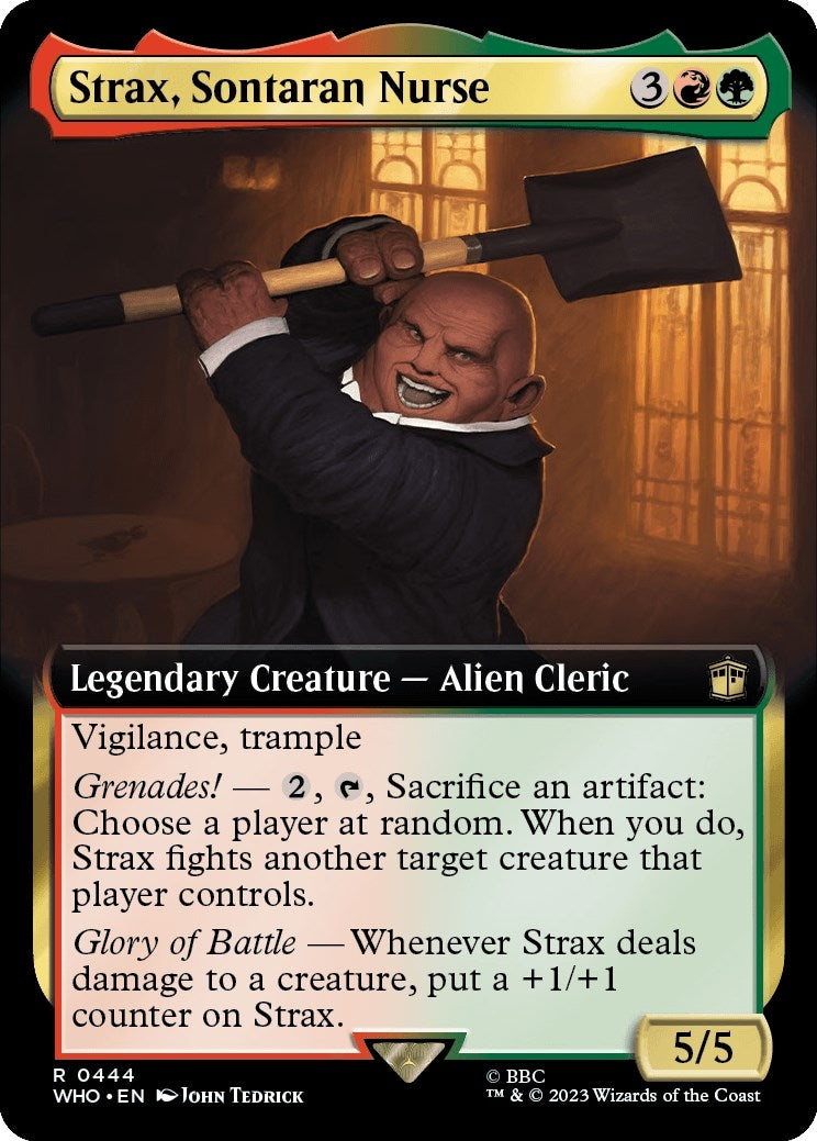 Strax Sontaran Nurse (Extended Art) (444) [WHO] - MTG Single