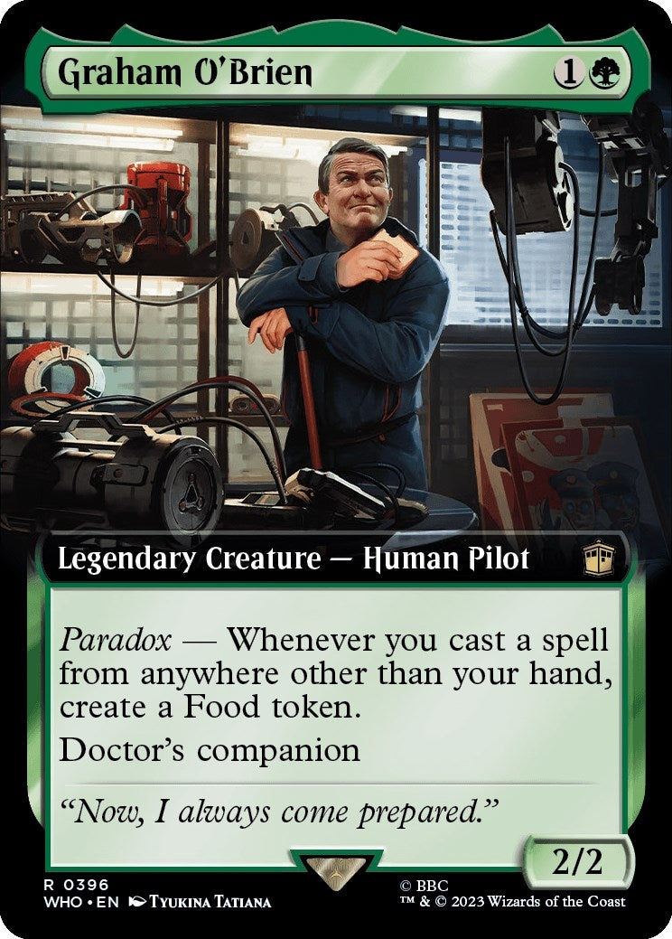 Graham O’Brien (Extended Art) (396) [WHO] - MTG Single