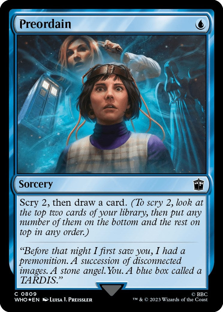 Preordain (Surge Foil) (809) [WHO] - MTG Single