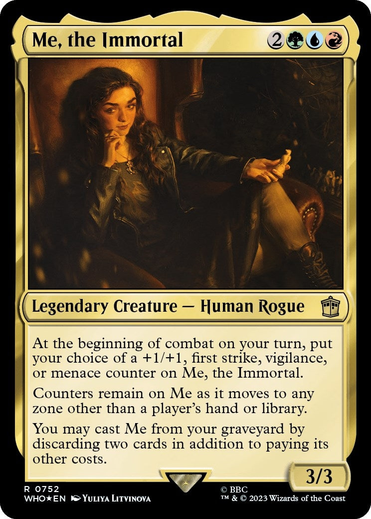 Me the Immortal (Surge Foil) (752) [WHO] - MTG Single