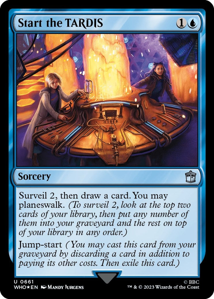 Start the TARDIS (Surge Foil) (661) [WHO] - MTG Single