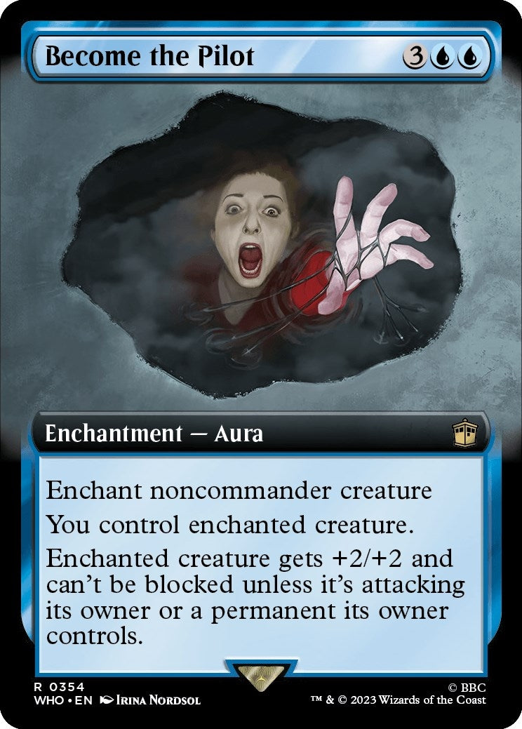 Become the Pilot (Extended Art) (354) [WHO] - MTG Single