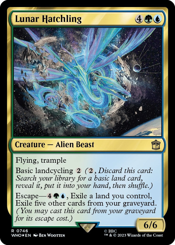 Lunar Hatchling (Surge Foil) (746) [WHO] - MTG Single