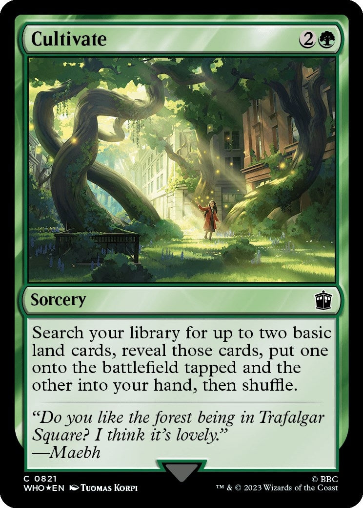 Cultivate (Surge Foil) (821) [WHO] - MTG Single