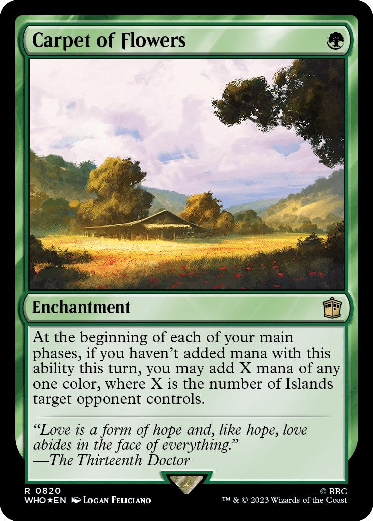 Carpet of Flowers (Surge Foil) (820) [WHO] - MTG Single