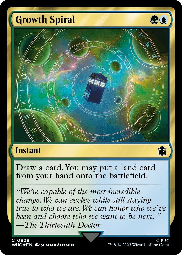 Growth Spiral (Surge Foil) (828) [WHO] - MTG Single