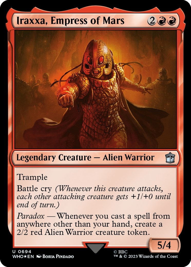 Iraxxa Empress of Mars (Surge Foil) (694) [WHO] - MTG Single