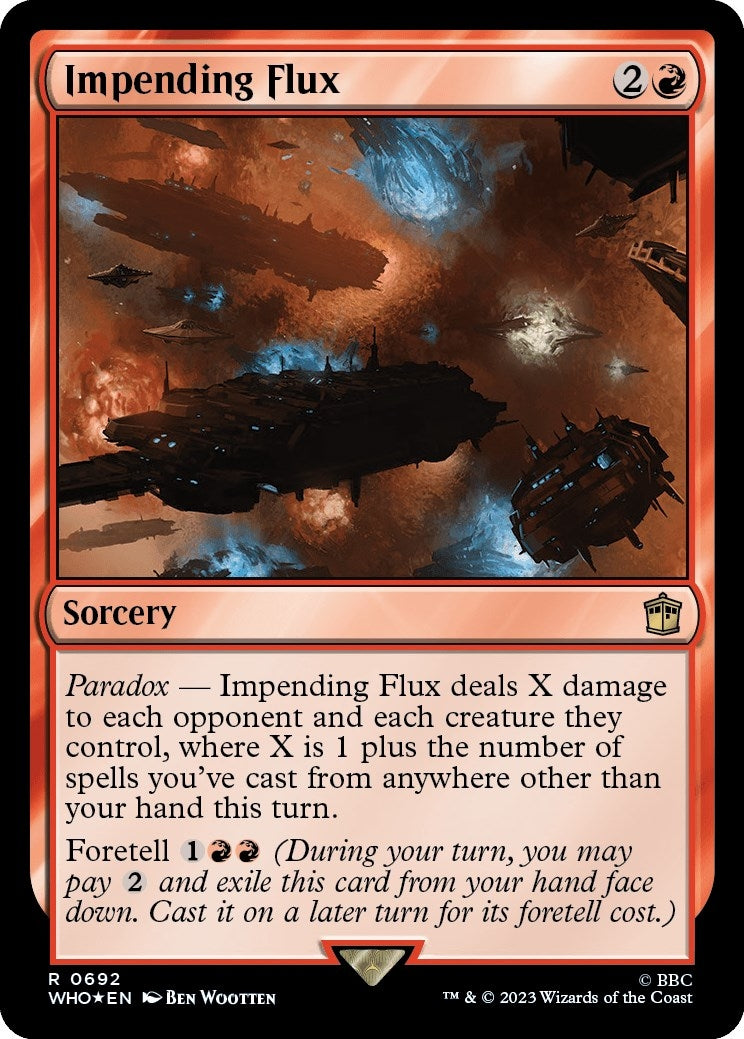 Impending Flux (Surge Foil) (692) [WHO] - MTG Single