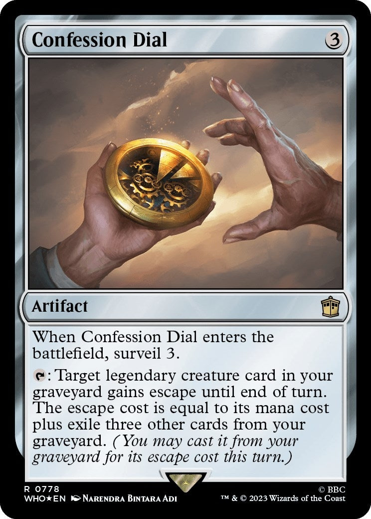 Confession Dial (Surge Foil) (778) [WHO] - MTG Single