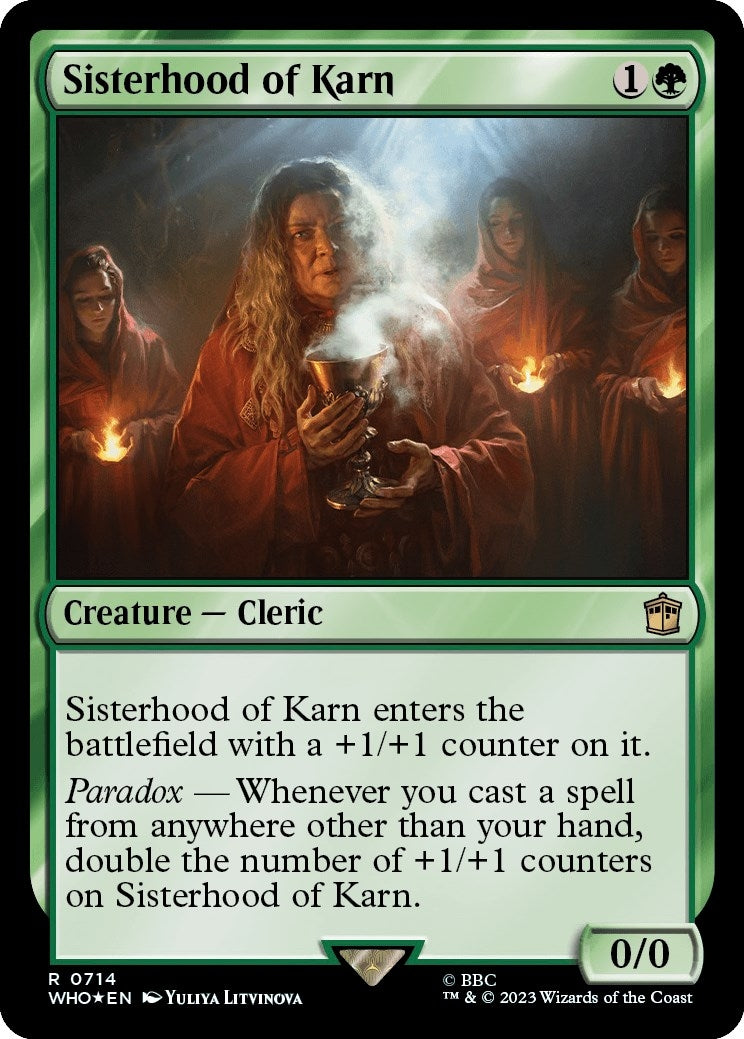 Sisterhood of Karn (Surge Foil) (714) [WHO] - MTG Single