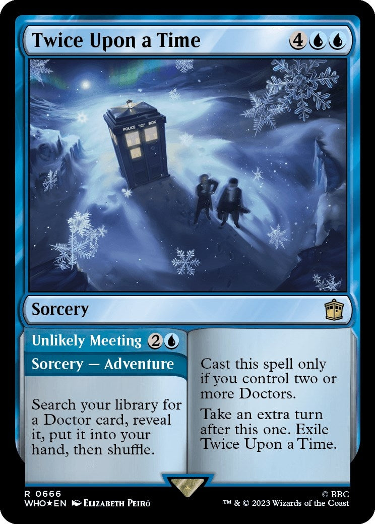 Twice Upon a Time (Surge Foil) (666) [WHO] - MTG Single