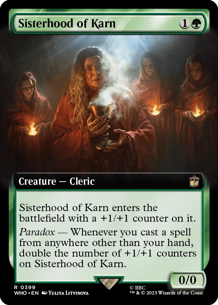 Sisterhood of Karn (Extended Art) (399) [WHO] - MTG Single