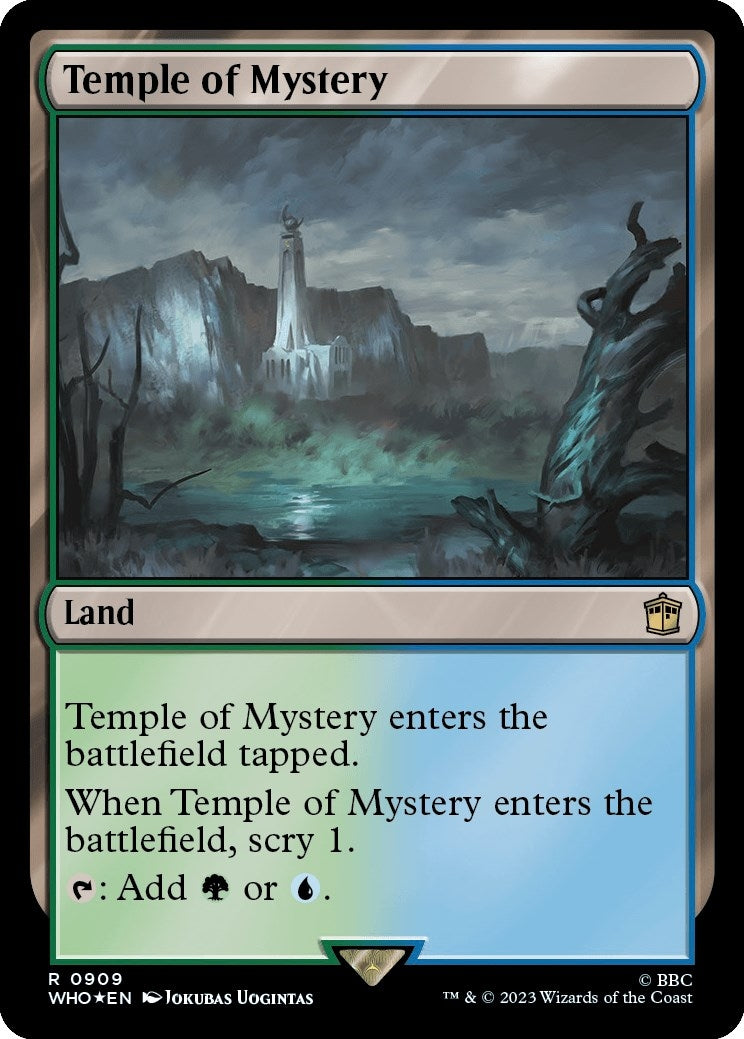 Temple of Mystery (Surge Foil) (909) [WHO] - MTG Single