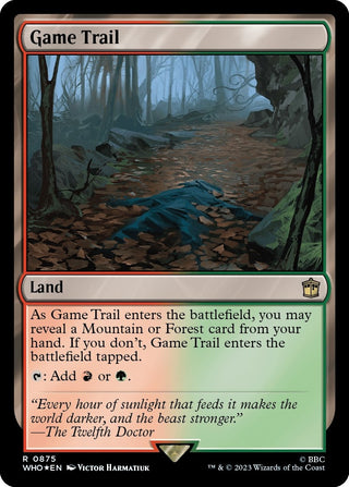 Game Trail (Surge Foil) (875) [WHO] - MTG Single