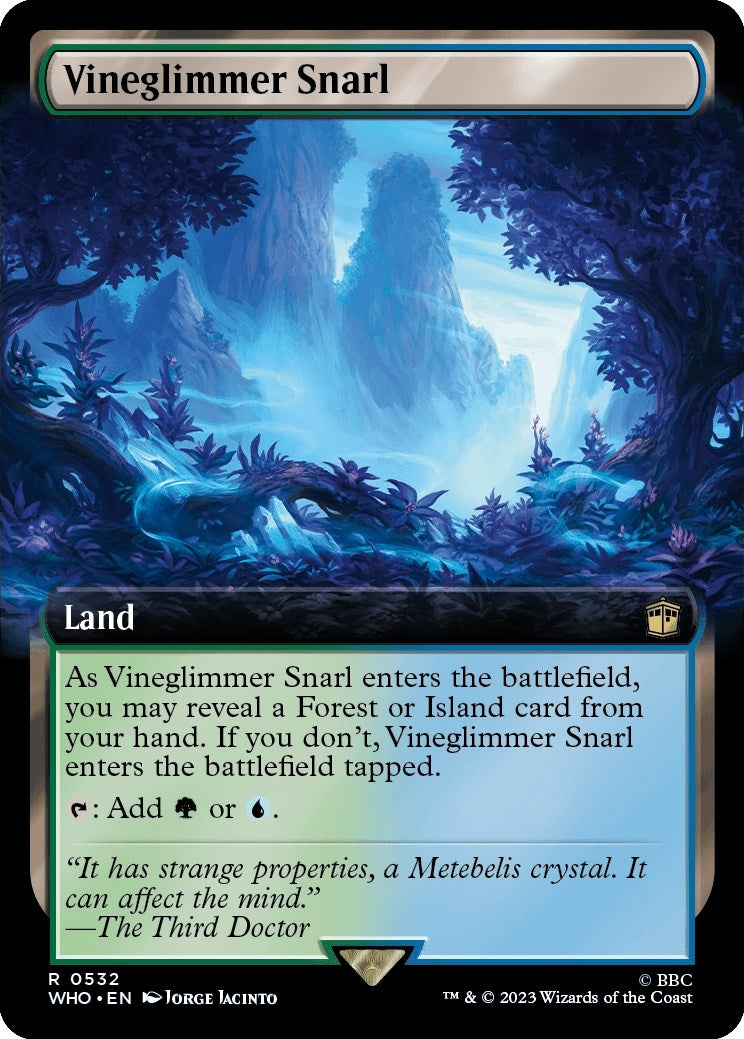 Vineglimmer Snarl (Extended Art) (532) [WHO] - MTG Single