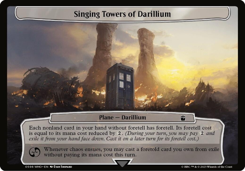Singing Towers of Darillium (0) [WHO] - MTG Single