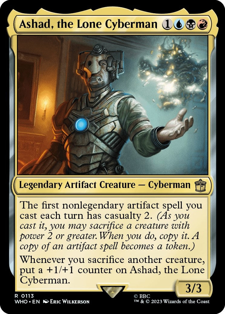 Ashad the Lone Cyberman (113) [WHO] - MTG Single