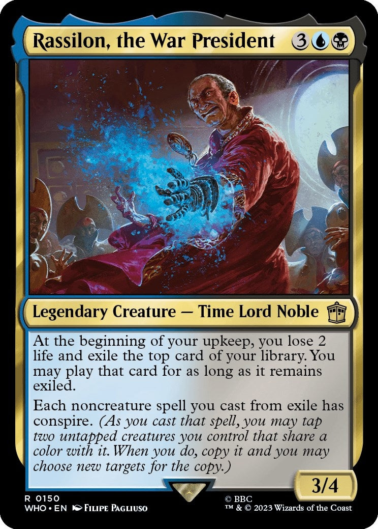 Rassilon the War President (150) [WHO] - MTG Single