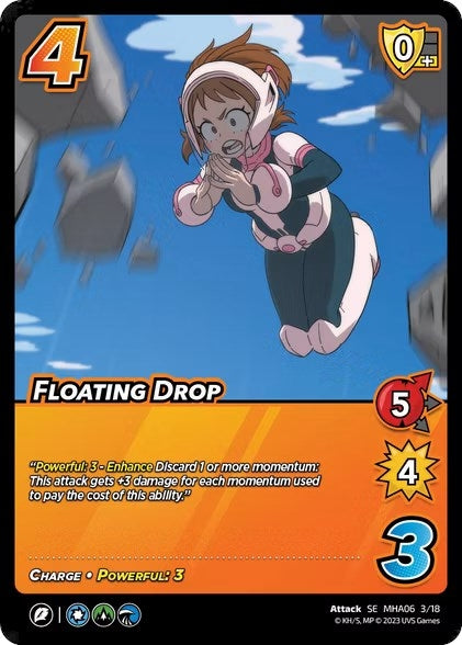 Floating Drop (3) [MHA6] - UniVersus Single