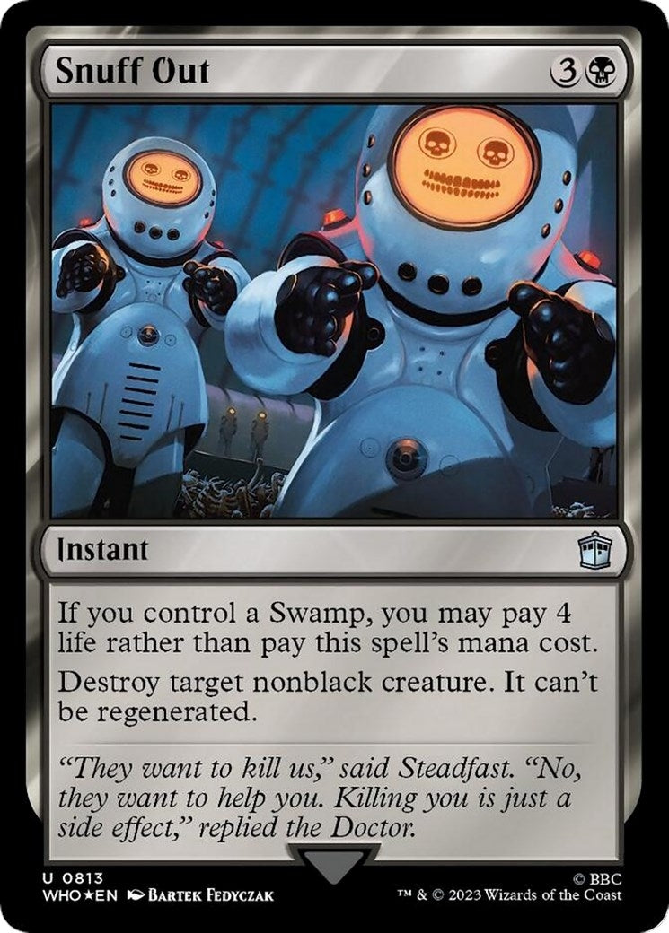Snuff Out (Surge Foil) (813) [WHO] - MTG Single