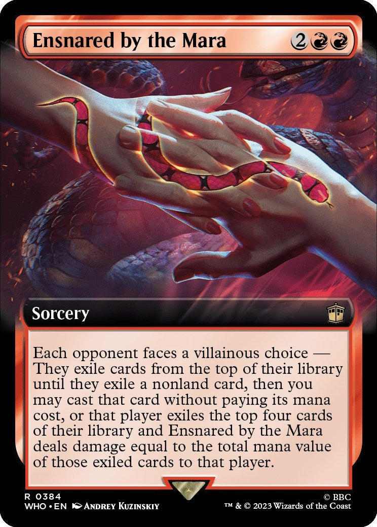 Ensnared by the Mara (Extended Art) (384) [WHO] - MTG Single