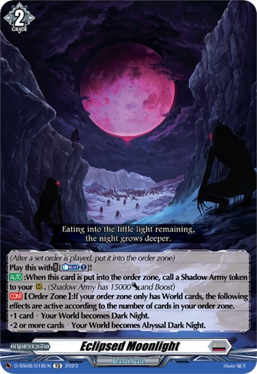 Eclipsed Moonlight (8018) [SS08] - Cardfight Vanguard Single