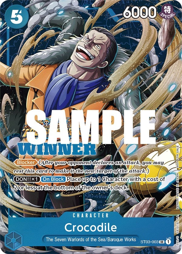 Crocodile (Winner Pack Vol. 5) (3003) (OP-PR) - One Piece Card Game Single