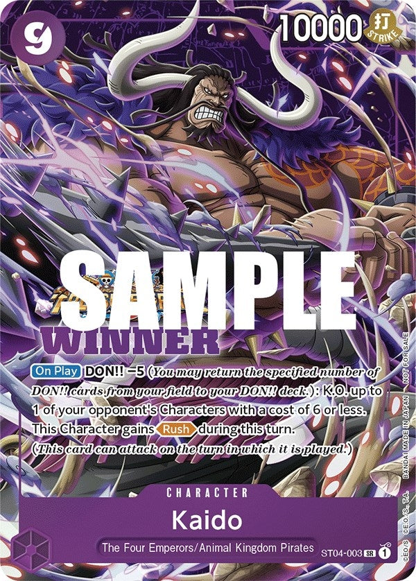 Kaido (Winner Pack Vol. 5) (4003) (OP-PR) - One Piece Card Game Single