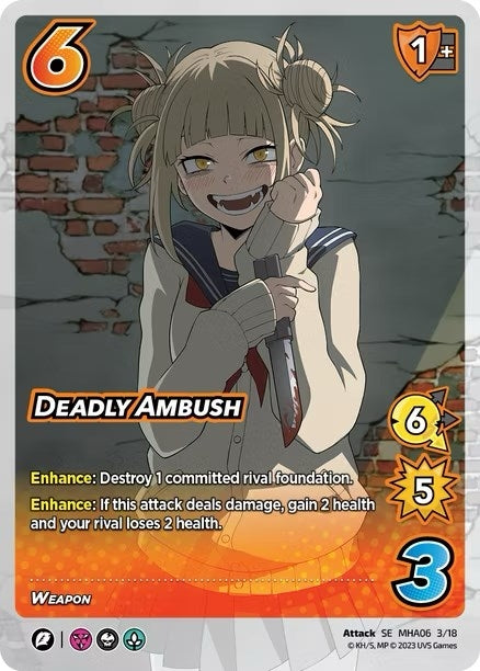 Deadly Ambush (3) [MHA6] - UniVersus Single
