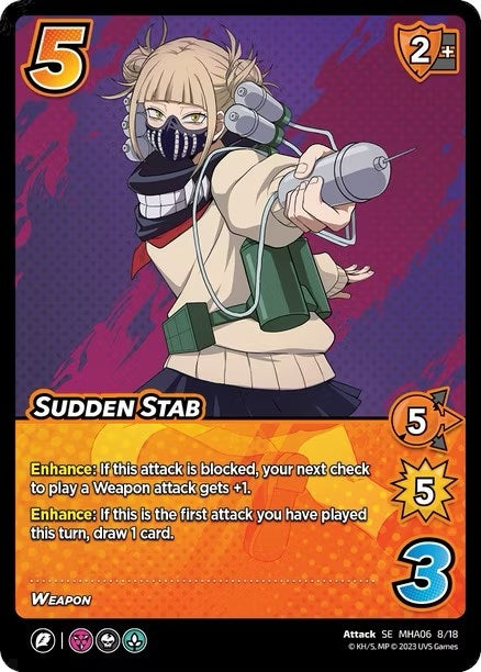 Sudden Stab (8) [MHA6] - UniVersus Single