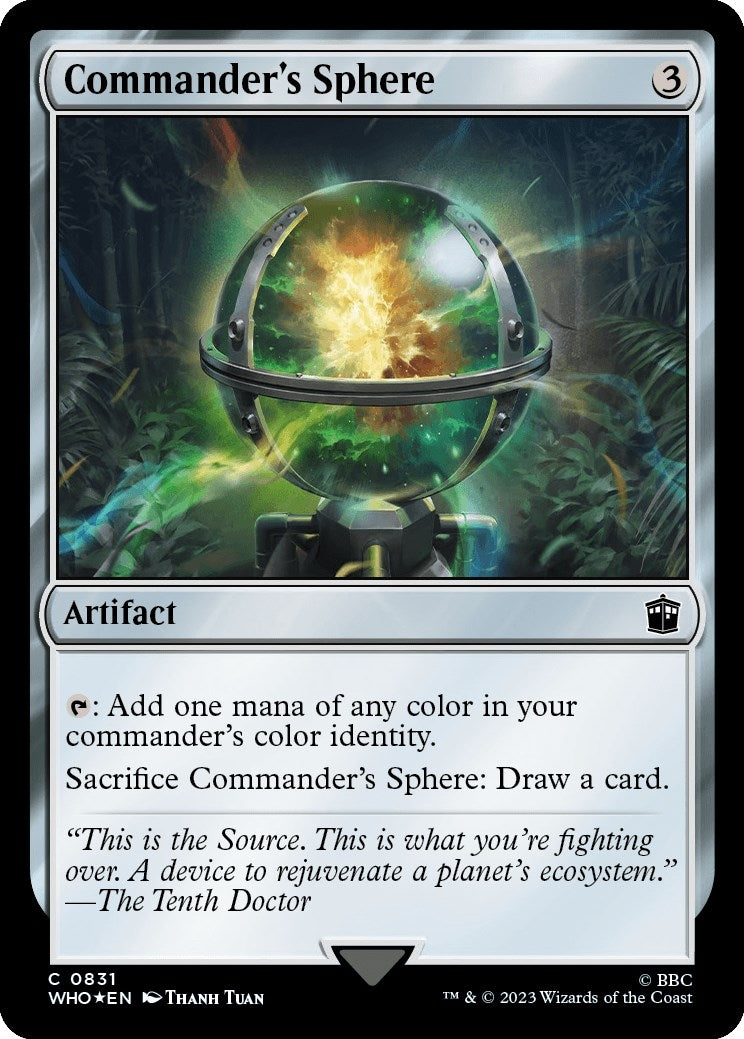 Commander’s Sphere (Surge Foil) (831) [WHO] - MTG Single