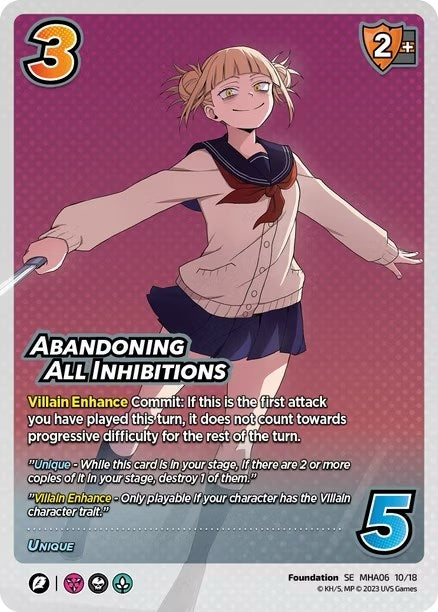 Abandoning All Inhibitions (10) [MHA6] - UniVersus Single