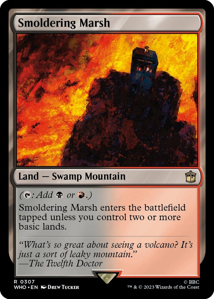 Smoldering Marsh (307) [WHO] - MTG Single