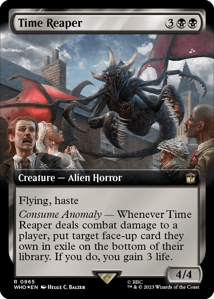 Time Reaper (Extended Art) (Surge Foil) (965) [WHO] - MTG Single
