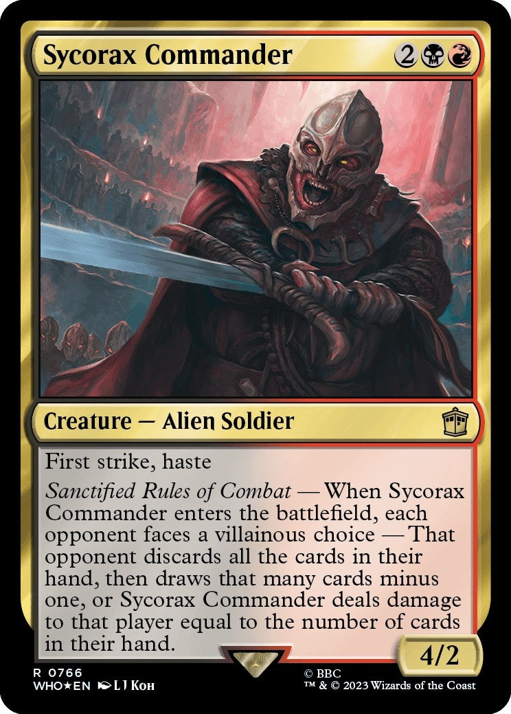 Sycorax Commander (Surge Foil) (766) [WHO] - MTG Single