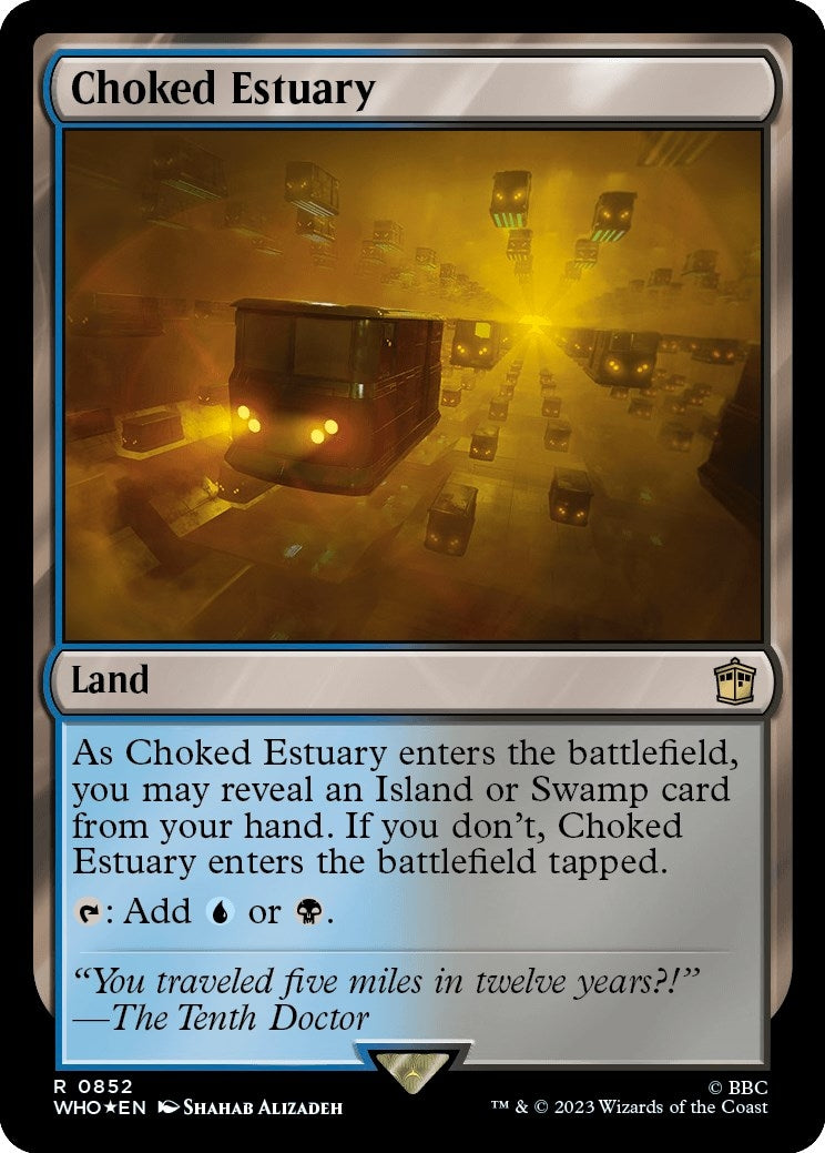 Choked Estuary (Surge Foil) (852) [WHO] - MTG Single