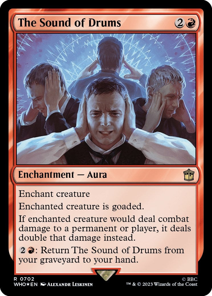 The Sound of Drums (Surge Foil) (702) [WHO] - MTG Single