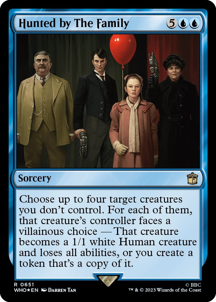 Hunted by The Family (Surge Foil) (651) [WHO] - MTG Single