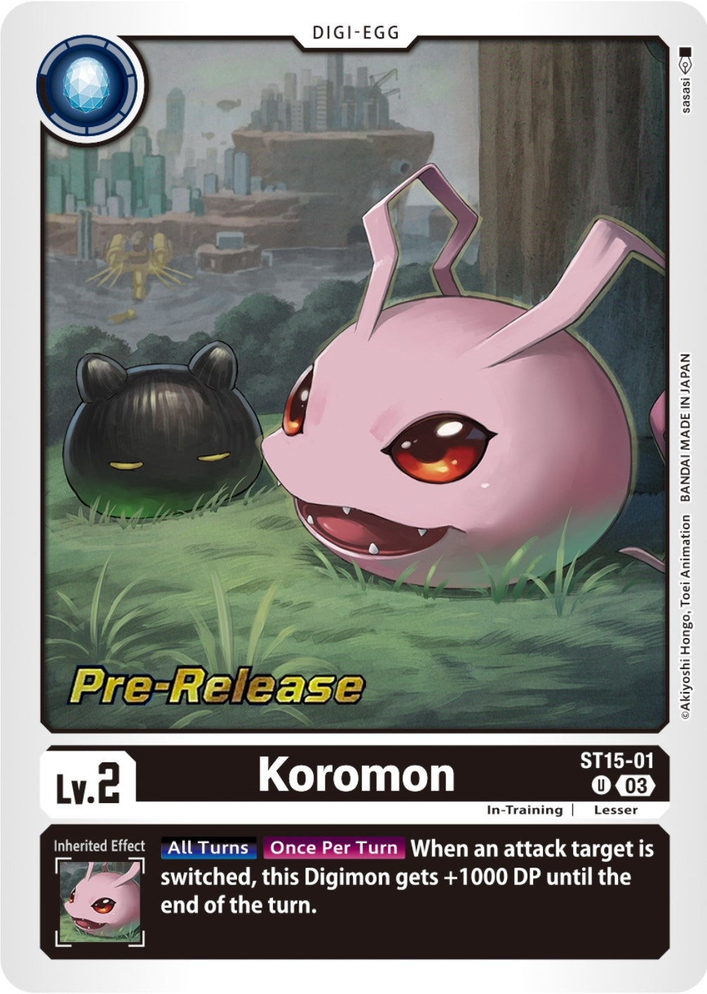 Koromon (1501) [ST-15_PR] - Digimon Card Game Single