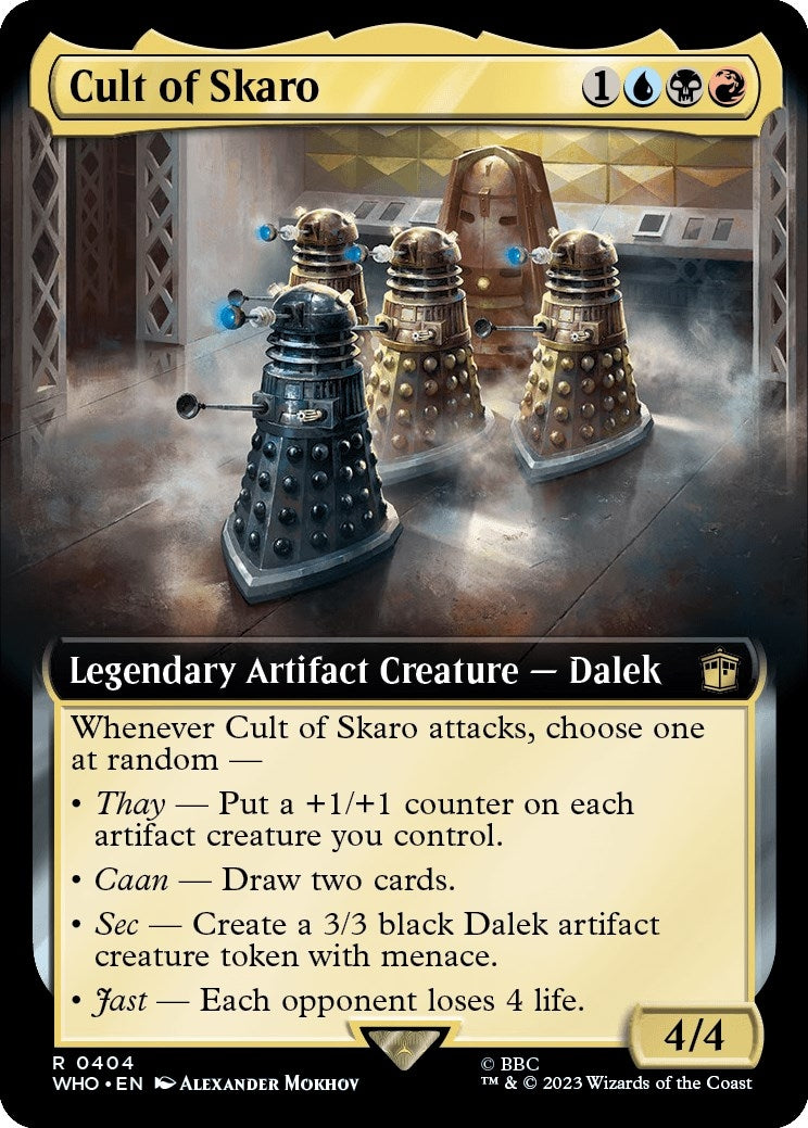 Cult of Skaro (Extended Art) (404) [WHO] - MTG Single