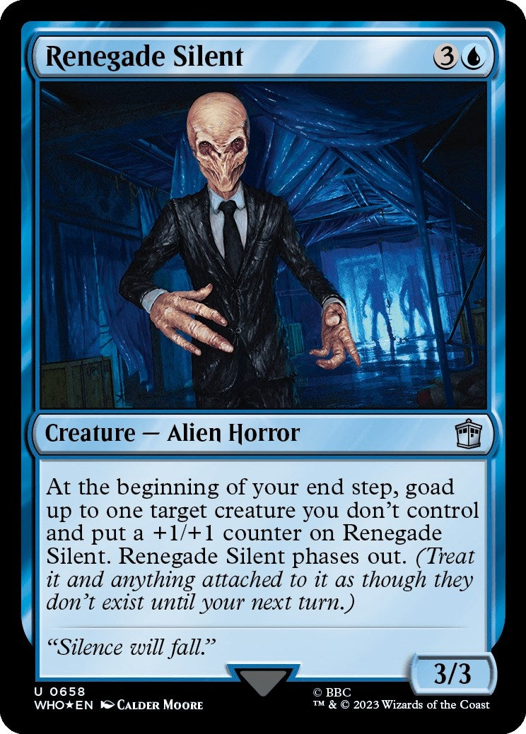 Renegade Silent (Surge Foil) (658) [WHO] - MTG Single