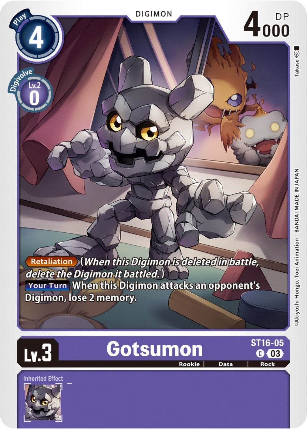 Gotsumon (1605) [ST-16] - Digimon Card Game Single