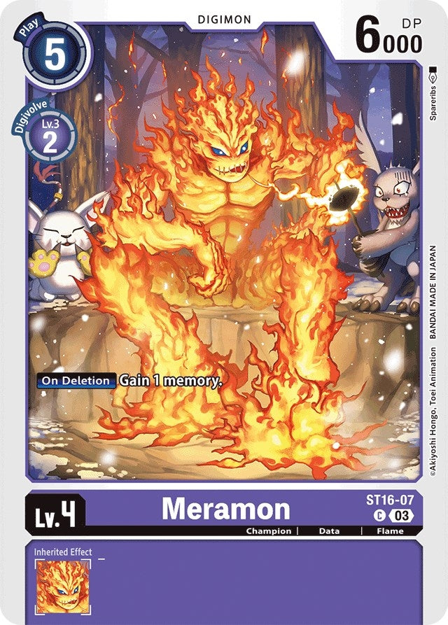 Meramon (1607) [ST-16] - Digimon Card Game Single