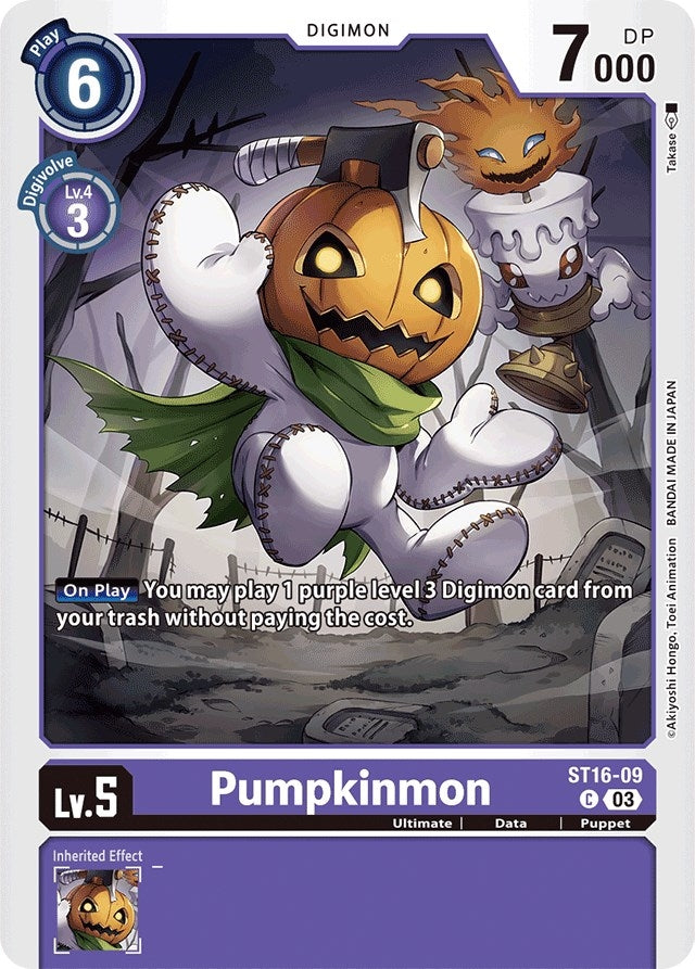 Pumpkinmon (1609) [ST-16] - Digimon Card Game Single