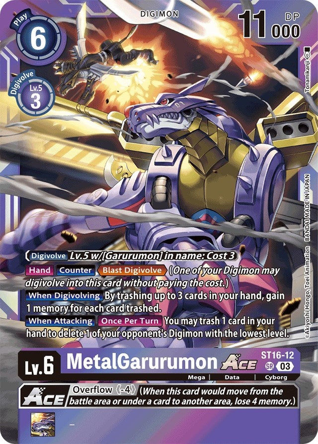 MetalGarurumon ACE (1612) [ST-16] - Digimon Card Game Single