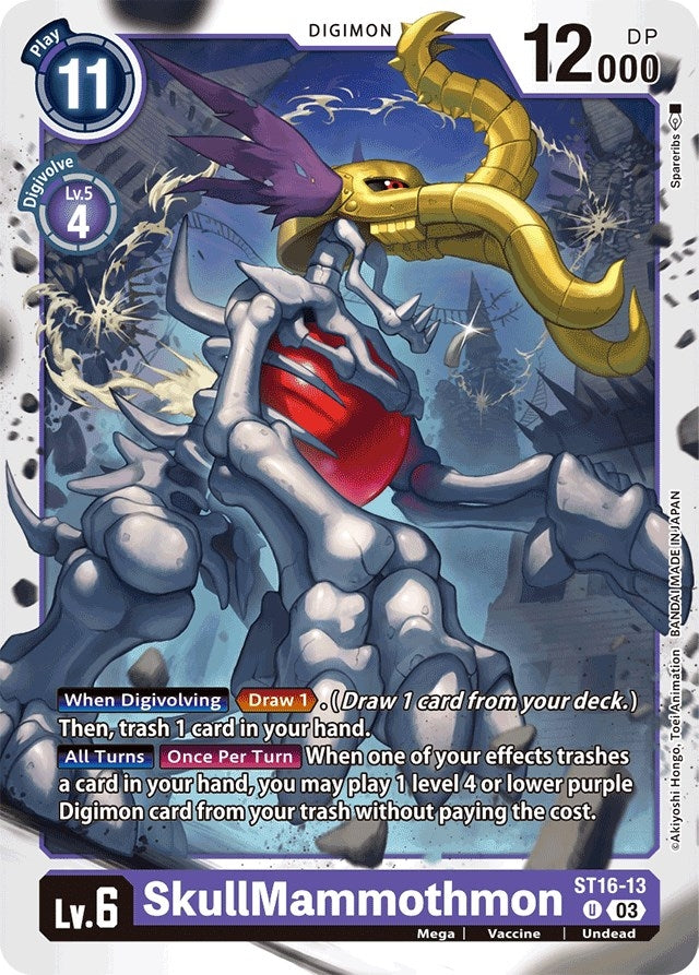 SkullMammothmon (1613) [ST-16] - Digimon Card Game Single