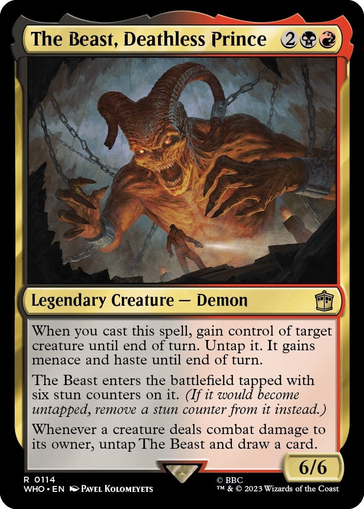 The Beast Deathless Prince (114) [WHO] - MTG Single
