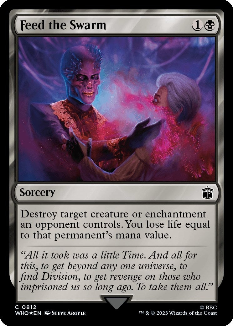 Feed the Swarm (Surge Foil) (812) [WHO] - MTG Single